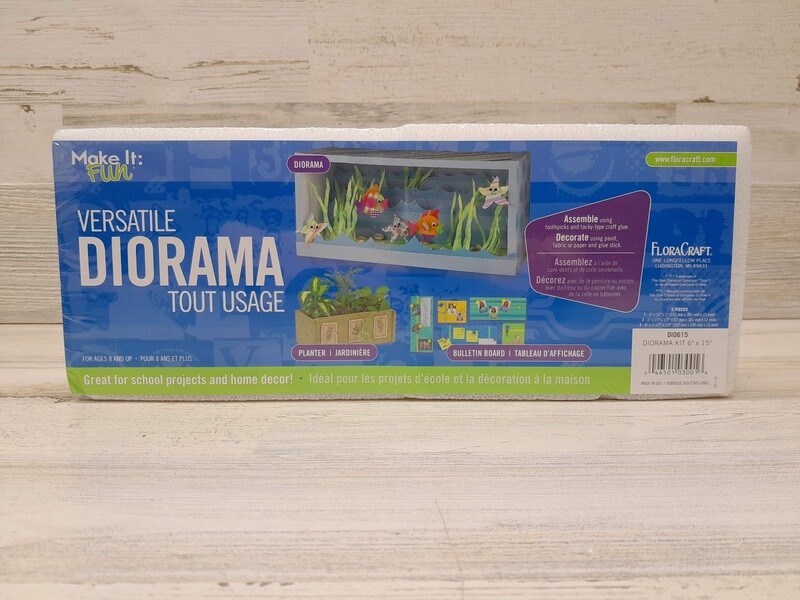 6&quot;x15&quot; Styrofoam Diorama Kit