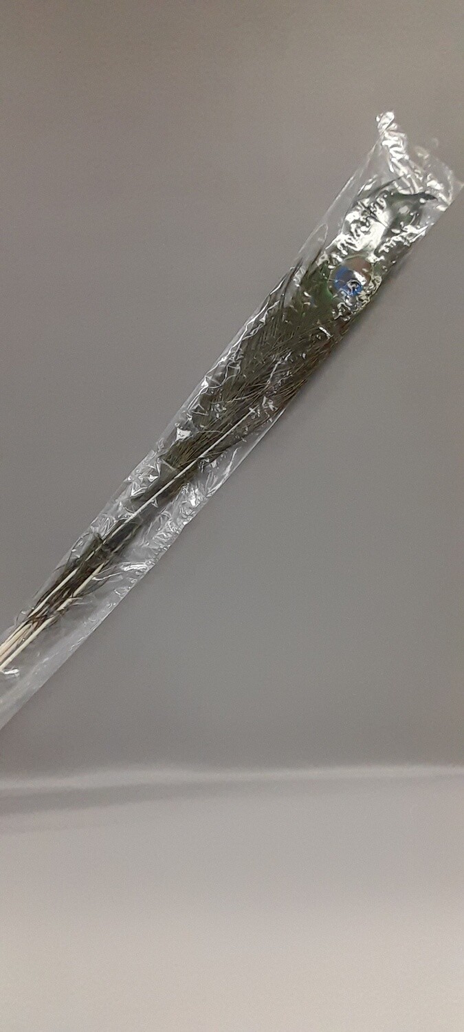 5pc 35&quot;-40&quot; Peacock Feathers Natural