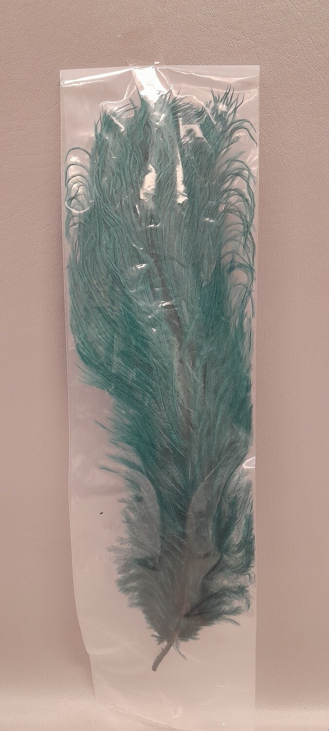 13"-15" Ostrich Feather Teal