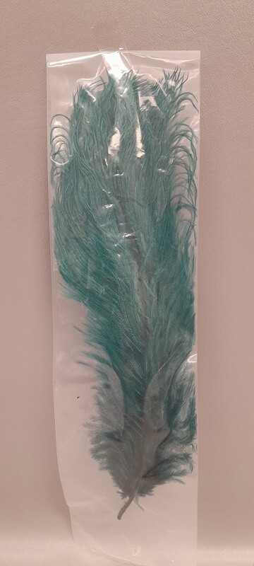 13&quot;-15&quot; Ostrich Feather Teal