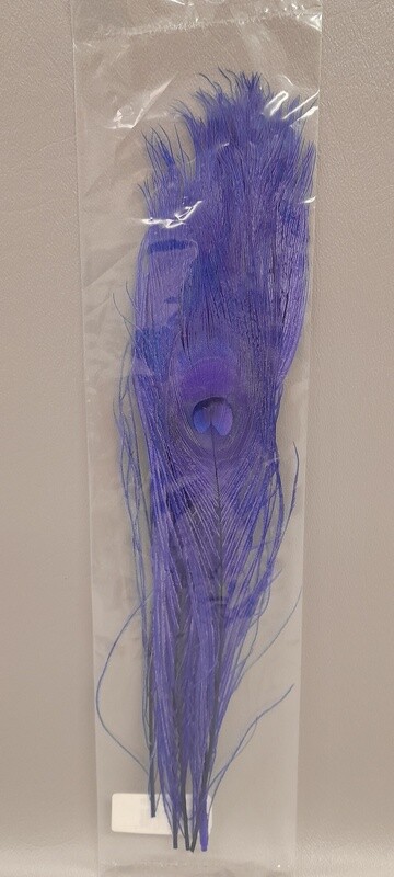 5pc Peacock Feathers Royal