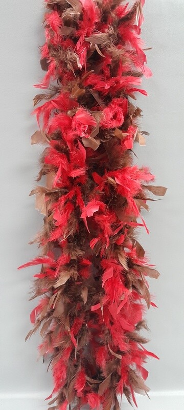 2yd Boa Red/Brown