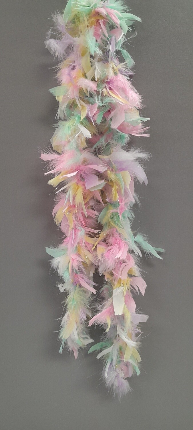 48&quot; Boa Pastel w/Iridescent