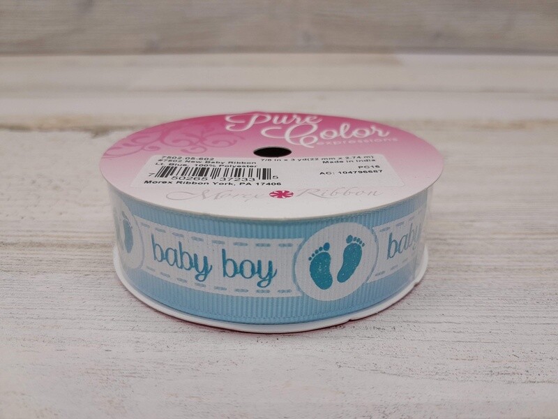 7/8&quot;x3yd New Baby Light Blue