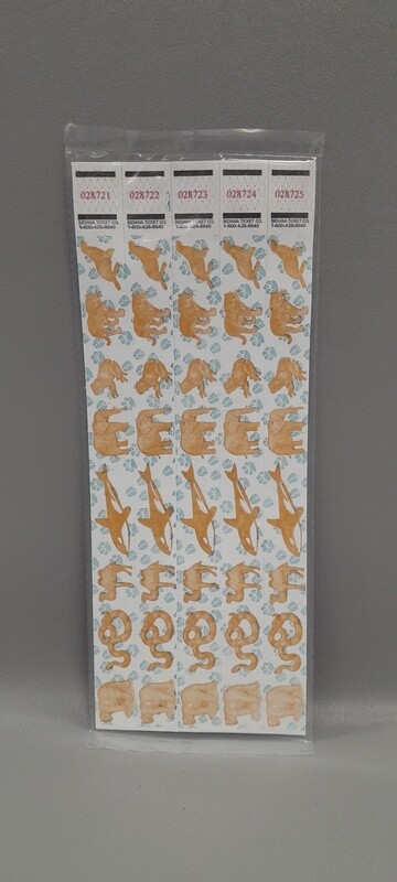 20pc Wristband Zoo