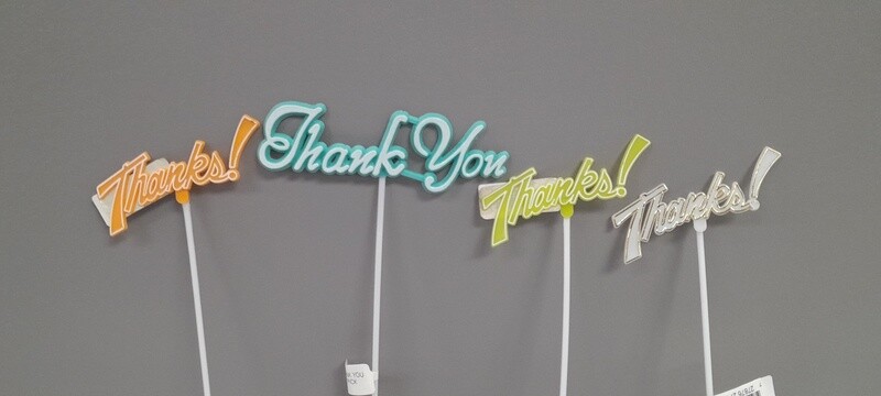 10.5&quot; Thank You Pick Assorted