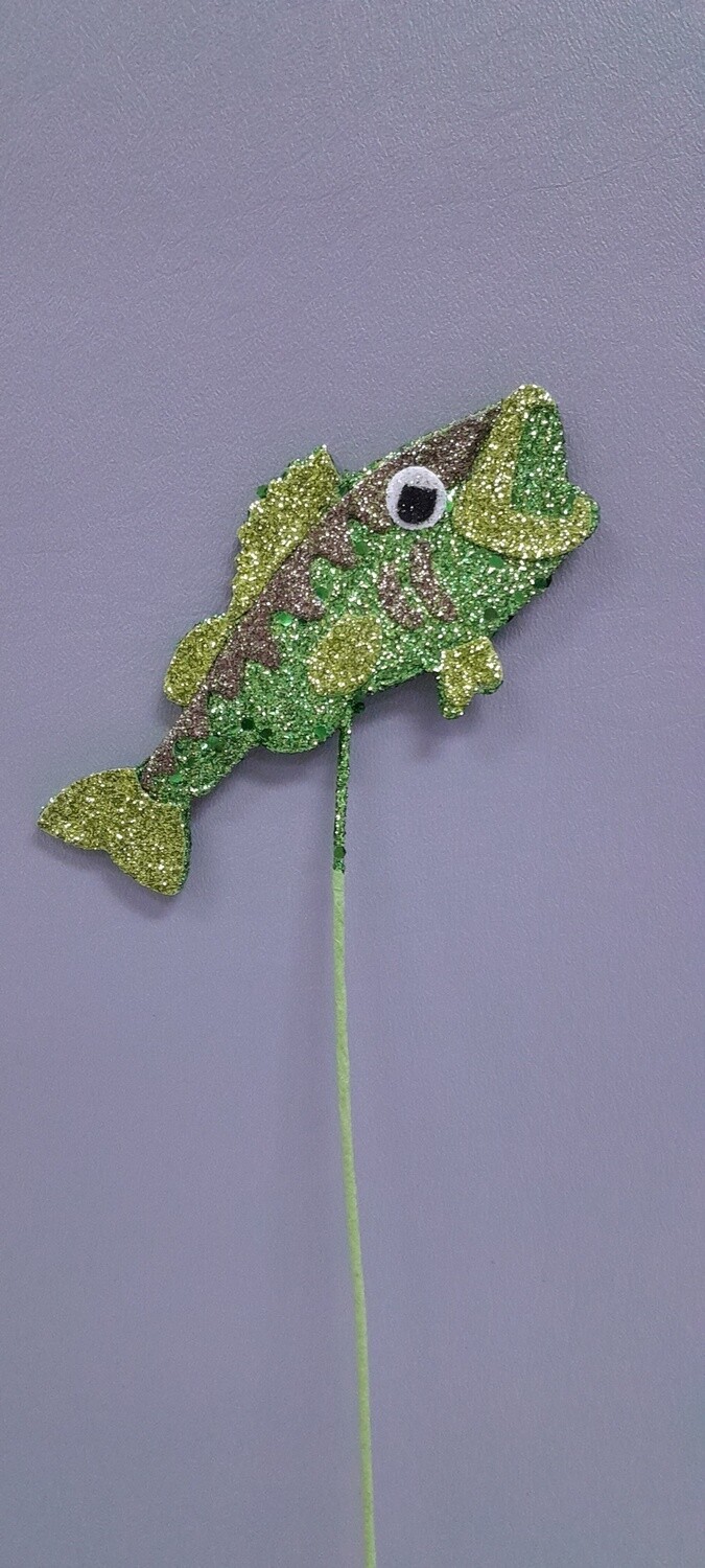 16&quot; Glitter Bass Pick Green
