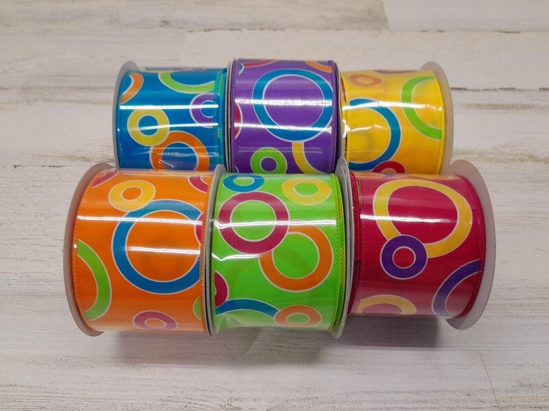 2.5&quot;x10yd Assorted Ribbon