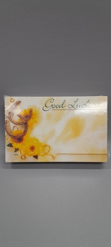 50pc Enclosure Cards Good Luck (Horseshoe)