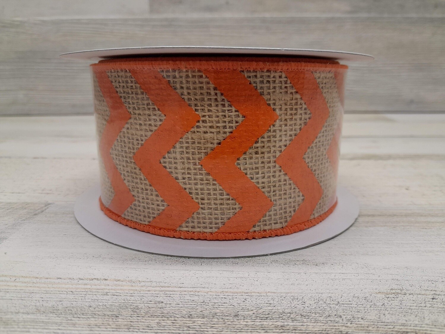 2.5&quot;x10yd Chevron Burlap Ribbon