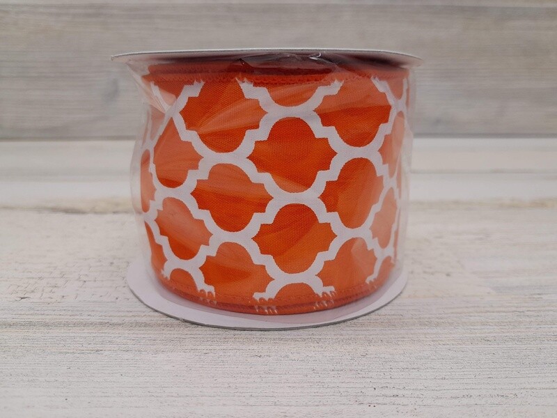 2.5&quot;x10yd Big Lattice Orange