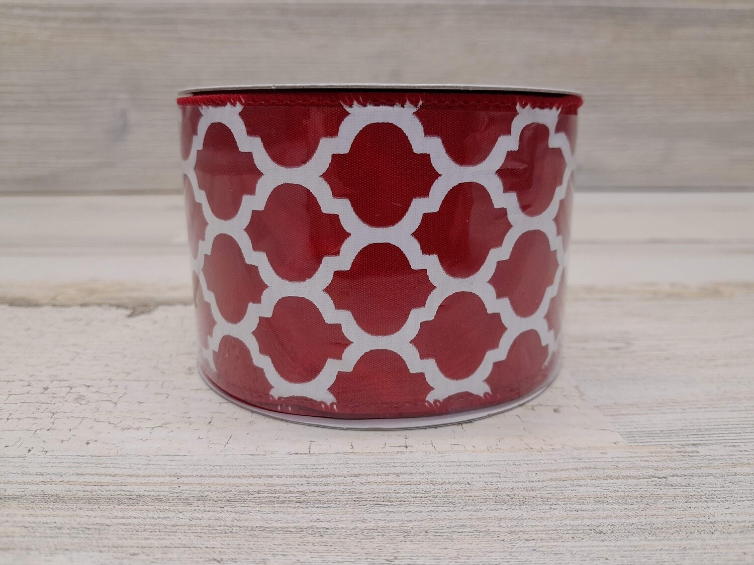 2.5&quot;x10yd Big Lattice Red