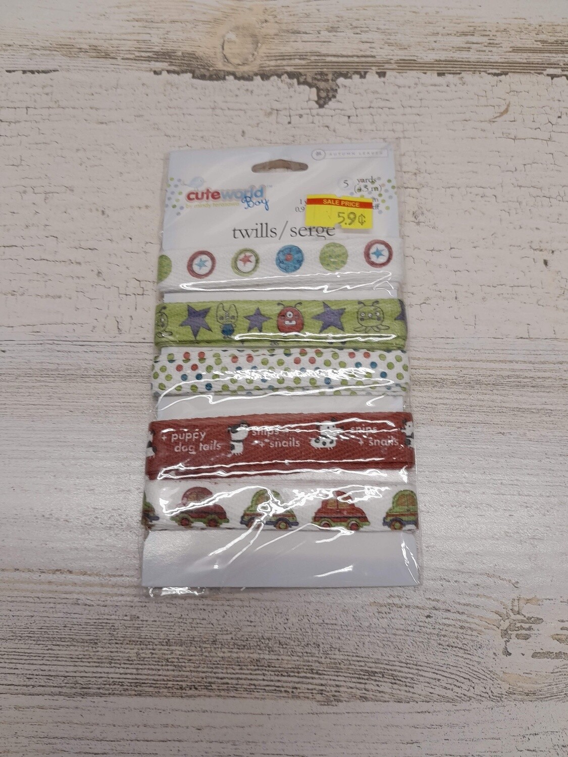 *5pc 1yd Twills
