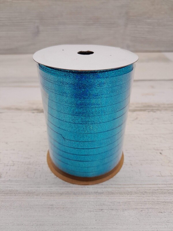 3/16&quot;x100yd Sparkle Curling Ribbon Turquoise