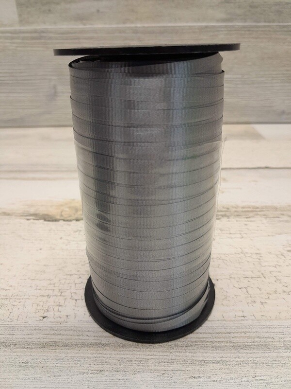 3/16&quot;x500yd Curling Ribbon Antique Silver