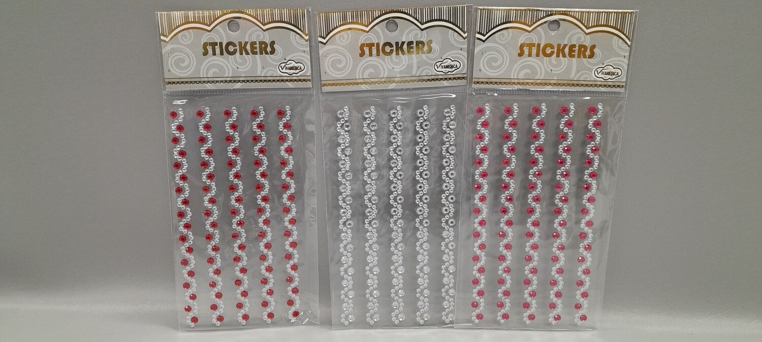Adhesive Back Rhinestones Assorted