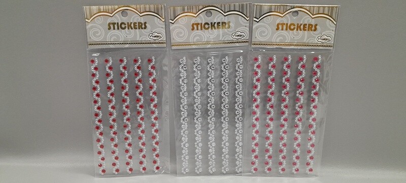 Adhesive Back Rhinestones Assorted