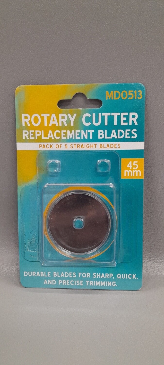 5pc 45mm Rotary Cutter Replacement Blades