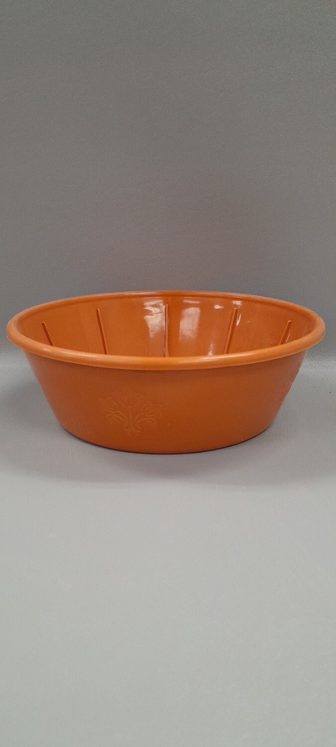 7&quot; Dish Orange (Plastic)