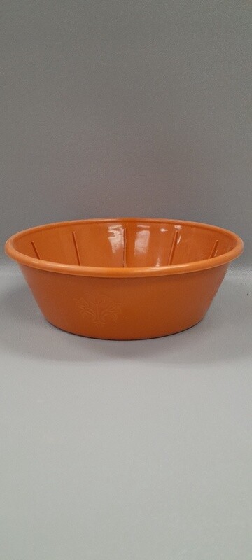 7&quot; Dish Orange (Plastic)