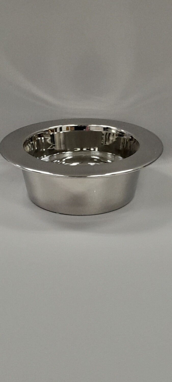 10&quot;x3.25&quot; Planter Silver (Ceramic)