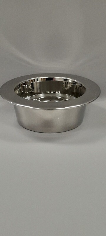 10&quot;x3.25&quot; Planter Silver (Ceramic)