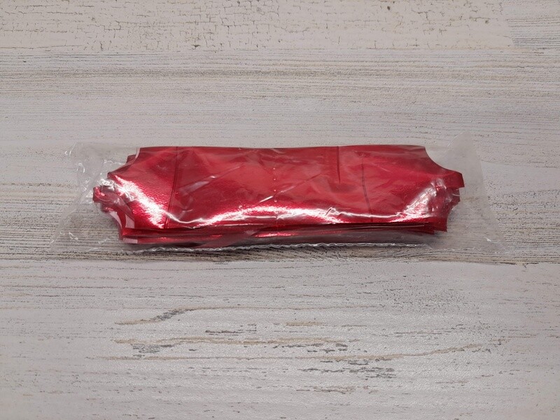 Glitter Pull Bow 5&quot;x16 Loops Red