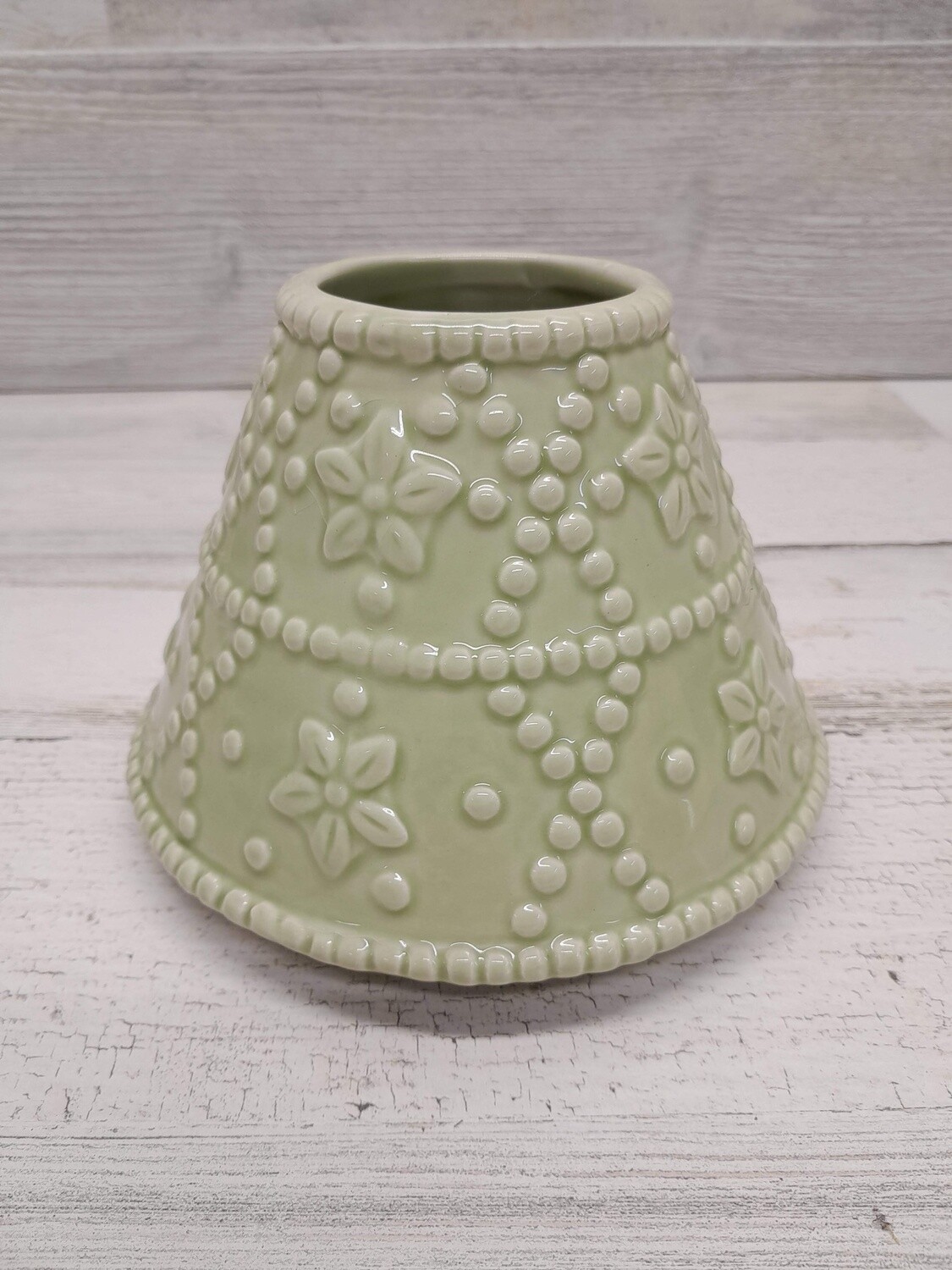 Jar Candle Shade Green Dot