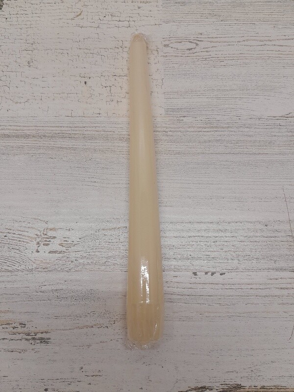 8&quot; Taper Candle Ivory
