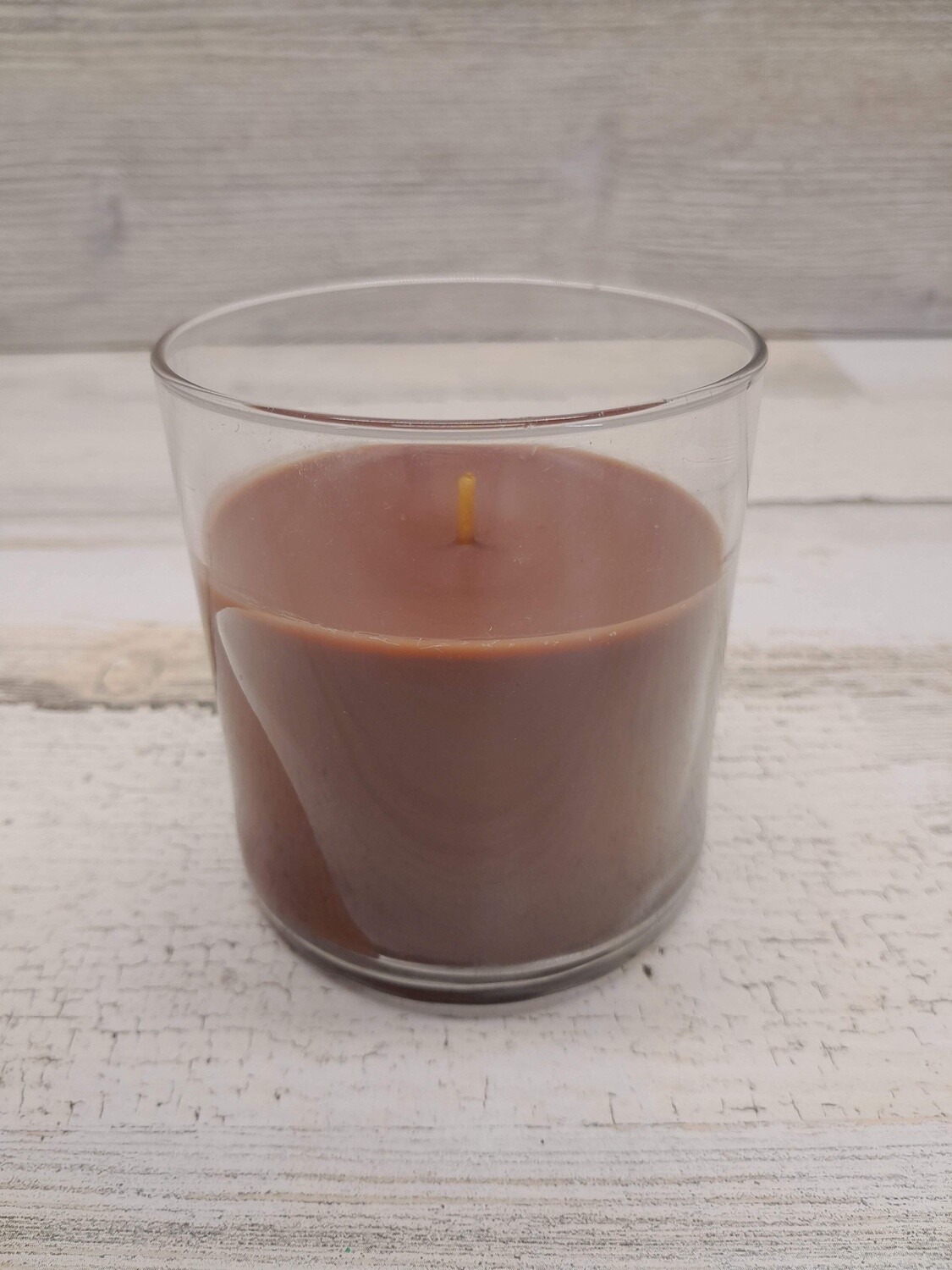 7oz 1 Wick Jar Candle Brown Rustic Cabin