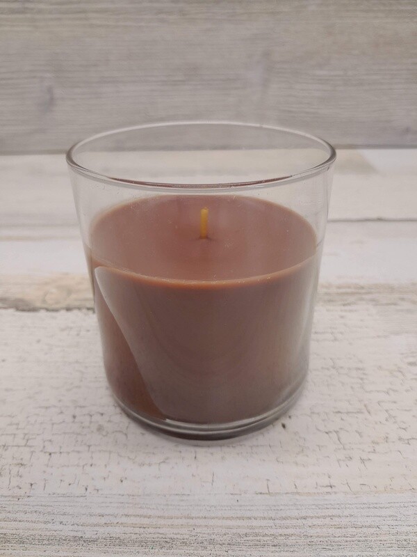 7oz 1 Wick Jar Candle Brown Rustic Cabin