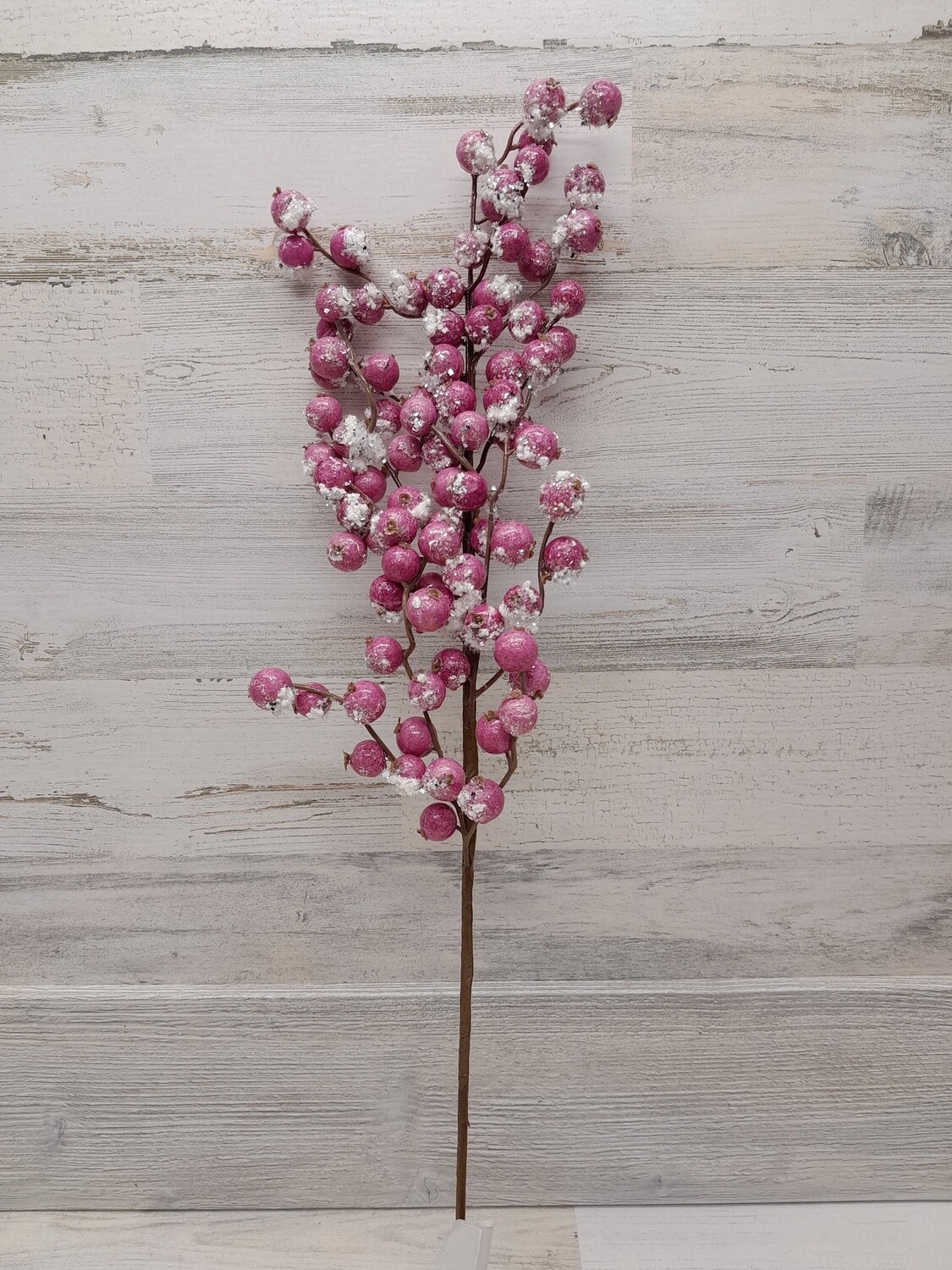 27&quot; Snowy Berry Spray Pink