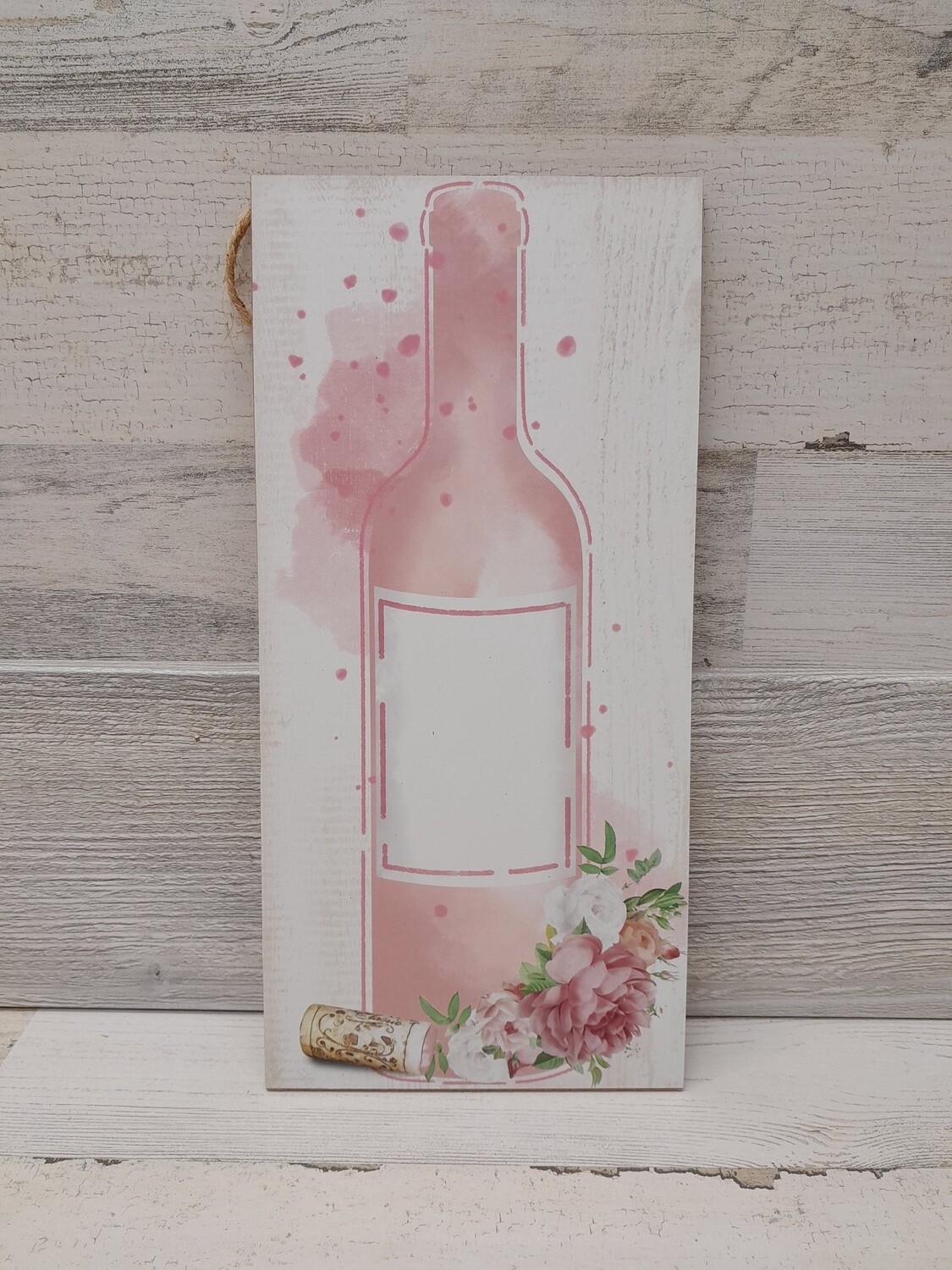 12.5&quot;x6&quot; Wine Bottle Sign