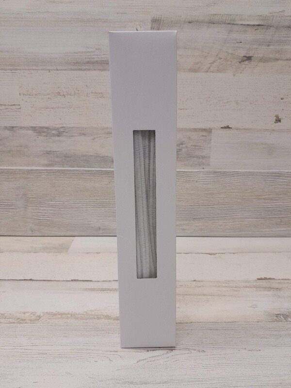 100pc 12&quot; Chenille Stem  White