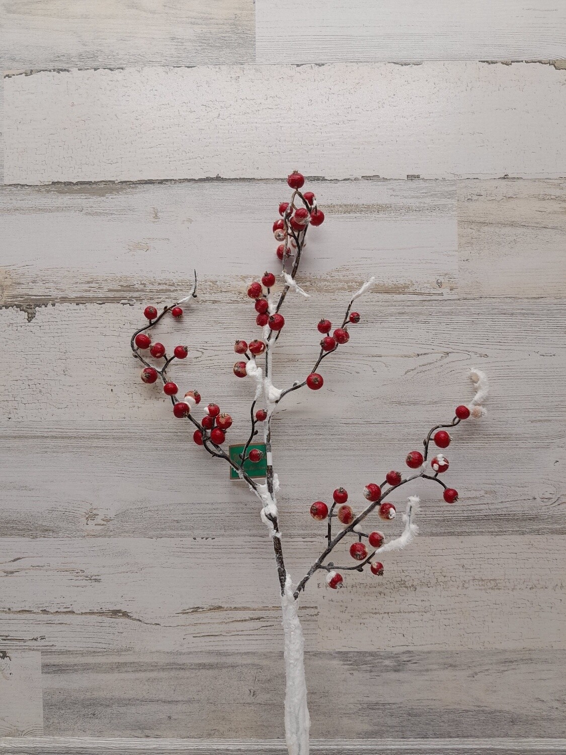 26&quot; Snowy Berry Spray Red