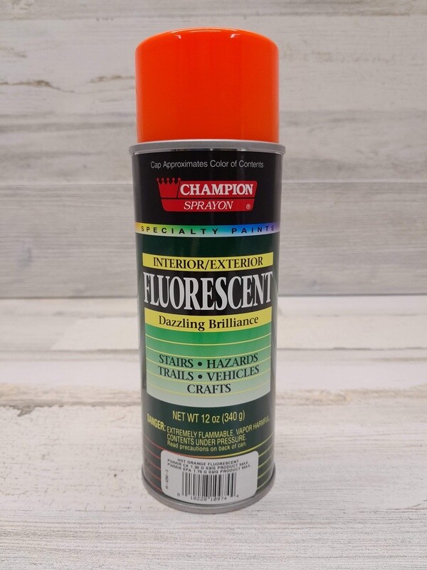 12oz Spray Paint Fluorescent Orange