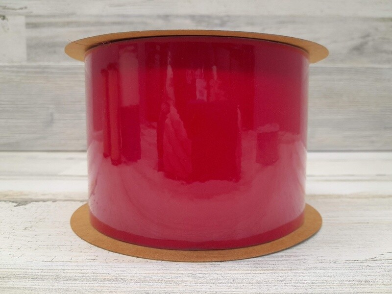 4&quot;x25yd Velvet Ribbon Red