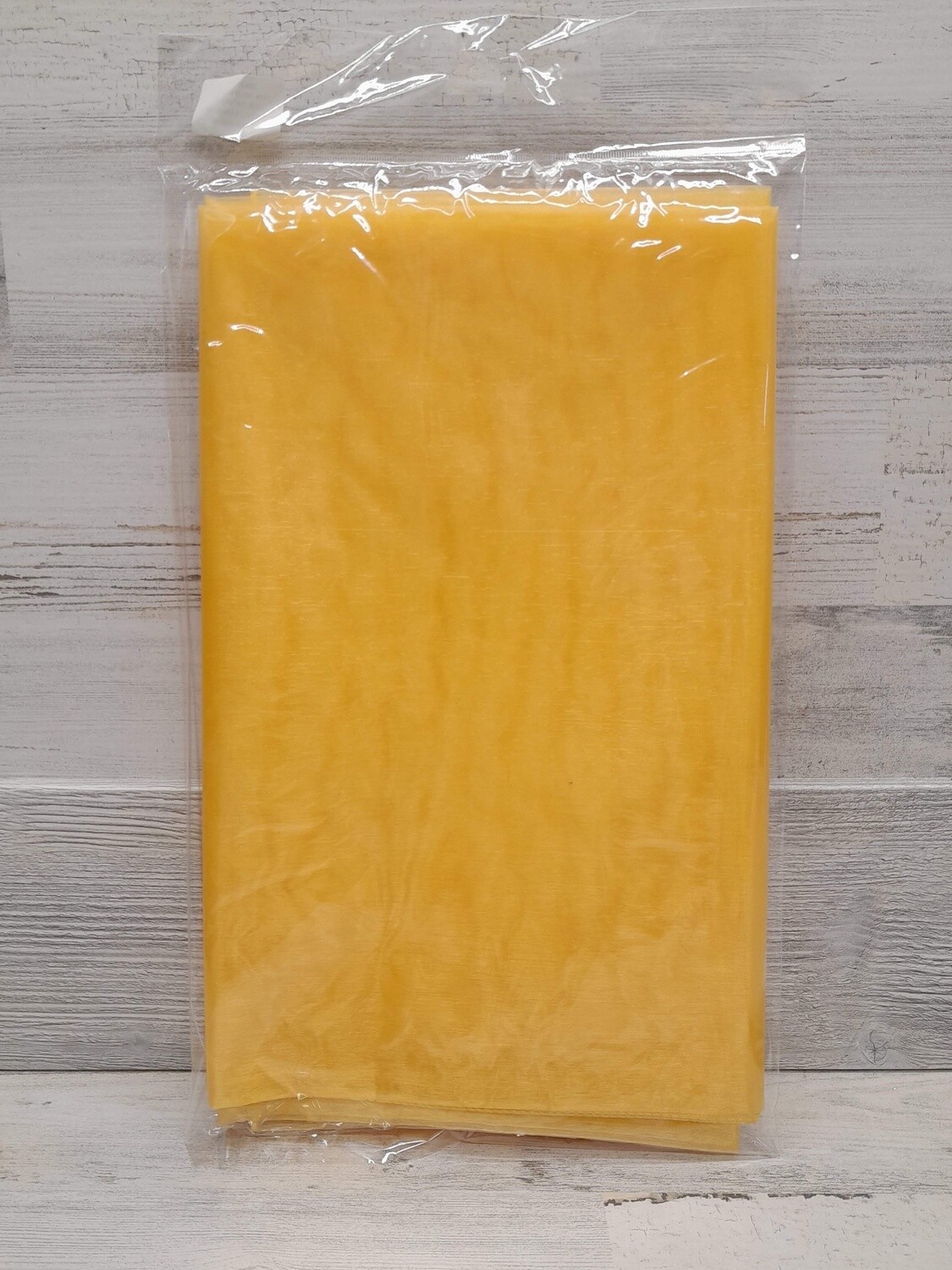58&quot;X3YDS Shimmer Sheer Overlay  Gold