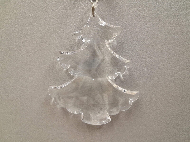 5&quot; Tree Ornament Clear