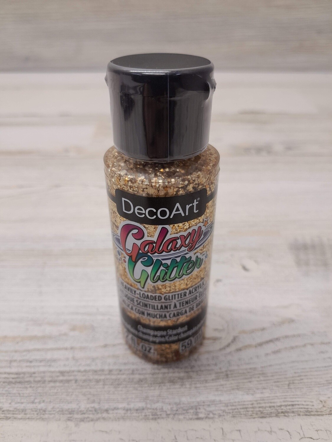 2oz Glitter Acrylic Paint Champagne Stardust