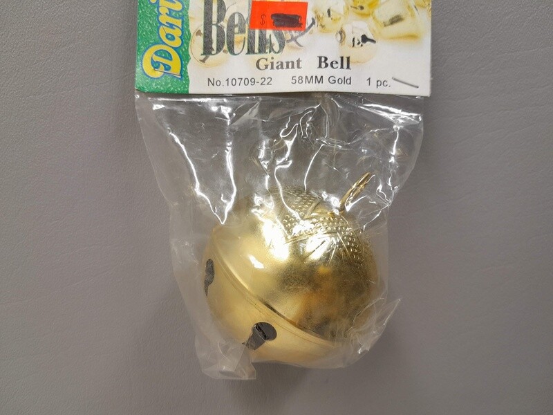 58mm Jingle Bell Gold