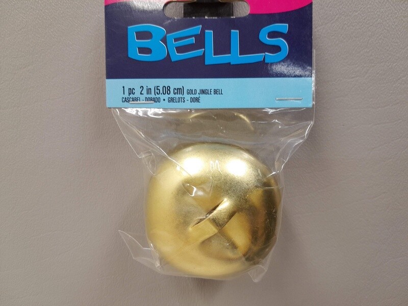 2&quot; Jingle Bell Matte Gold