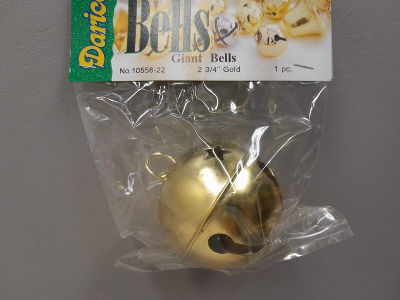 2.75&quot; Jingle Bell Gold