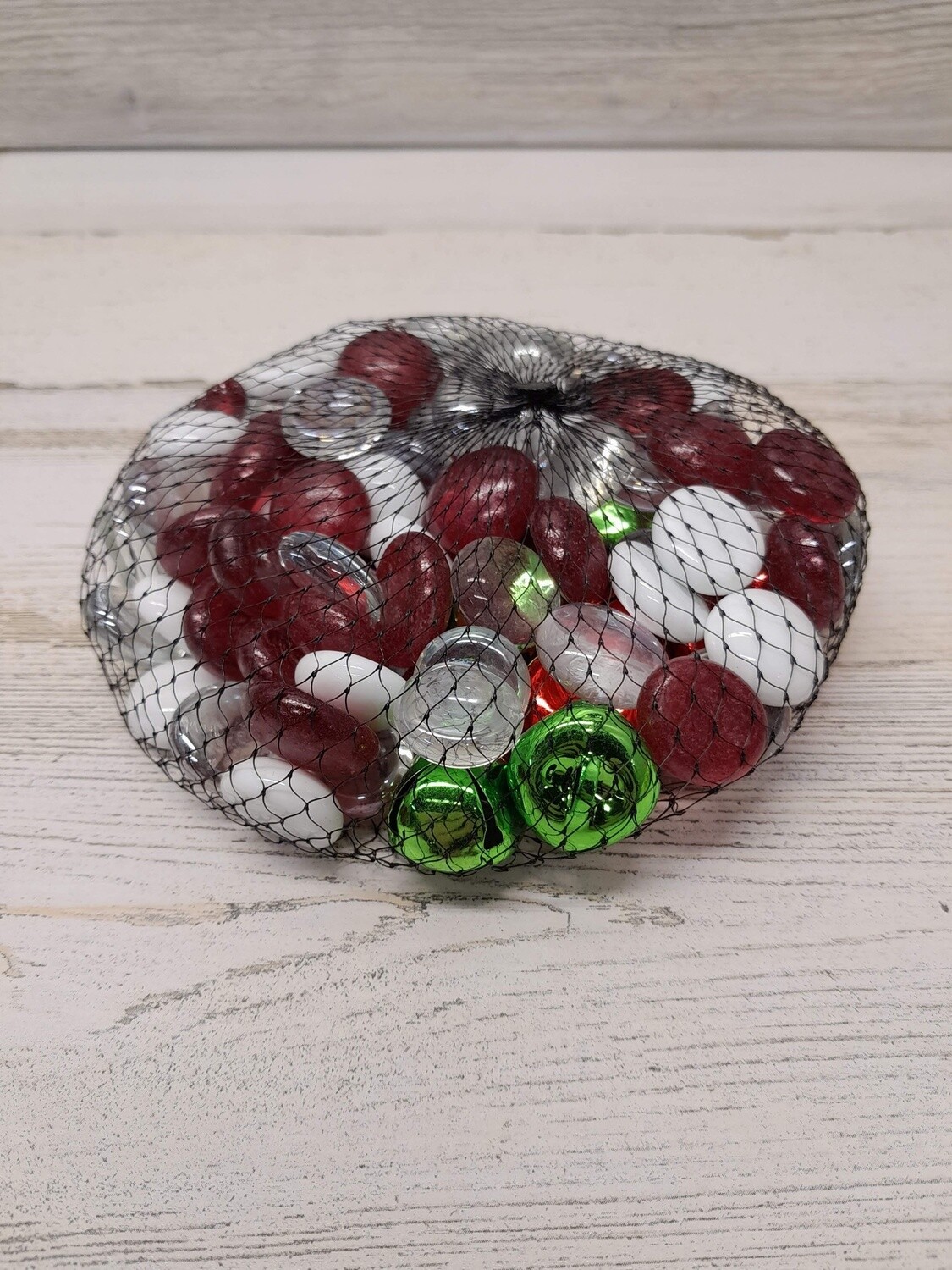 Floral Gems/Jingle Bells Red/White/Green