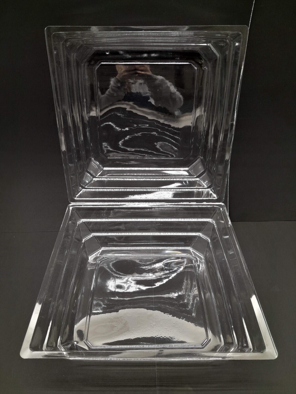 12"x12"x7" Bouquet Box Clear