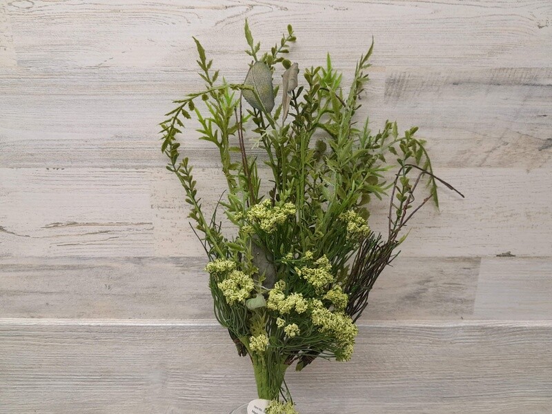 21&quot; Mixed Foliage Bush Green