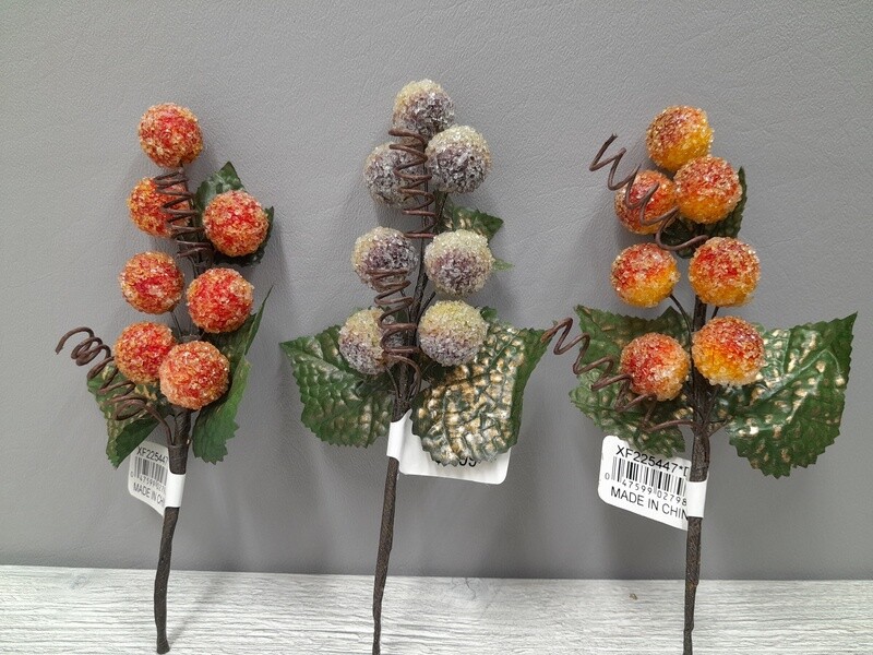 7&quot; Fruit Pick  Assorted