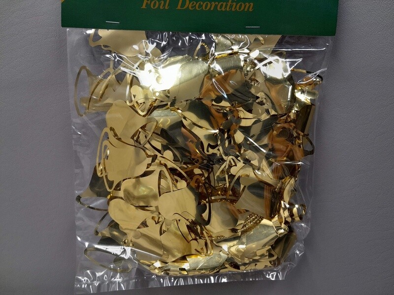 25&#39; Bell Garland Gold
