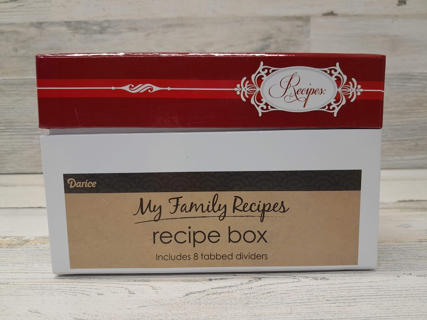 Recipe Box w/Tabbed Dividers