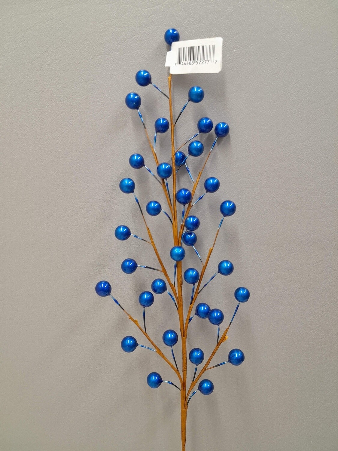 1pc 19&quot; Berry Spray w/35 Berries Royal